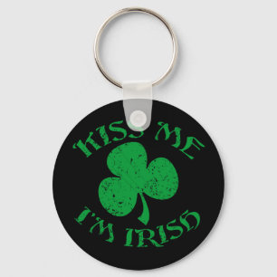 Porte-clés Kiss Me Im Irlandais Porte - clé 7,50 $