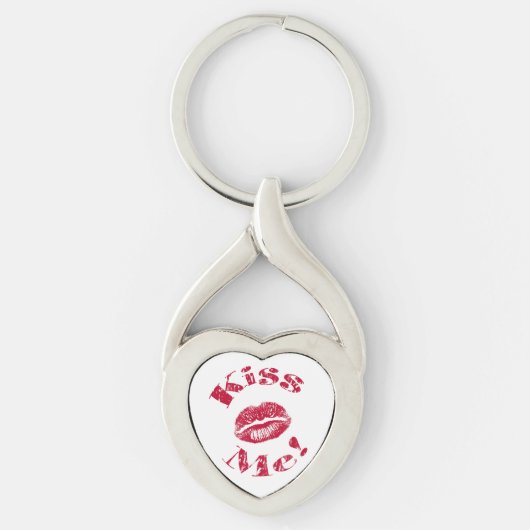 Porte-clés Kiss Me ! Lips rouges (Devant)