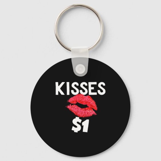 Porte-clés Kisses For Only One Dollar Valentine's Day Edition (Recto)