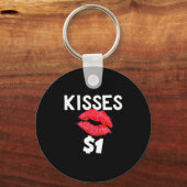 Porte-clés Kisses For Only One Dollar Valentine's Day Edition (Recto)