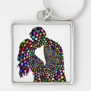 PORTE-CLÉS KISSING COUPLE