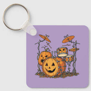 Porte-clés Kit de batterie citrouille d'Halloween