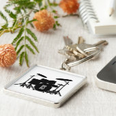 Porte-clés Kit de batterie Monogramme (Côté)