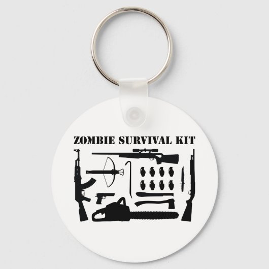 Porte-clés Kit de survie Zombie (Recto)