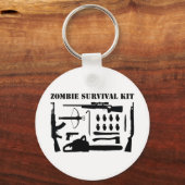 Porte-clés Kit de survie Zombie (Recto)