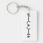 Porte-clés KITA ! ! Emoticon キ タ ━ ━ ━ (゜ ∀)  de ! ! Kaomoji  (Devant)