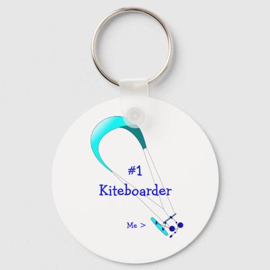 Porte-clés Kiteboard Kitesurf Cadeaux (Recto)