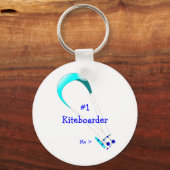 Porte-clés Kiteboard Kitesurf Cadeaux (Recto)