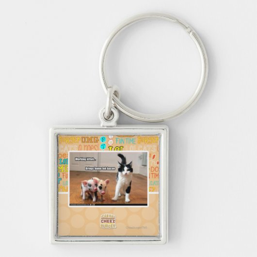 Porte-clés Kitteh fonctionnant (Devant)