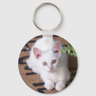 Porte-clés Kitten blanc