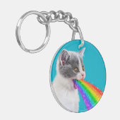 Porte-clés Kitten crache vers le ciel (Devant gauche)