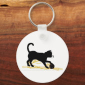 Porte-clés Kitten Joue Avec Du Fil (Recto)