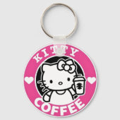 Porte-clés Kitty Coffee Logo (Verso)