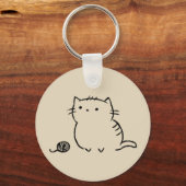 Porte-clés Kitty et Yarn (Recto)
