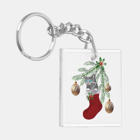 Porte-clés Kitty in Stocking (Devant gauche)