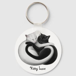 Porte-clés Kitty Love Chat Porte - clé