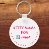Porte-clés Kitty Mama pour Obama (Recto)