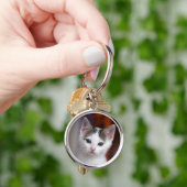 Porte-clés Kitty repéré par blanc (main)