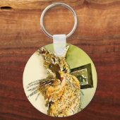 Porte-clés Kitty Whiskers Coeur Nez Aquarelle (Recto)