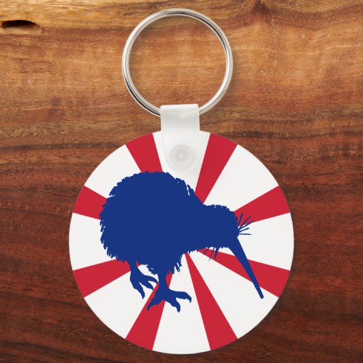 Porte-clés Kiwi bleu (Recto)