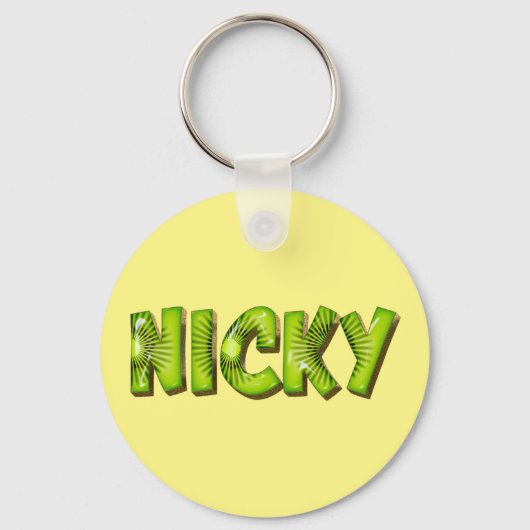 Porte-clés Kiwi Design (Recto)