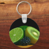 Porte-clés Kiwi et chaux (Recto)