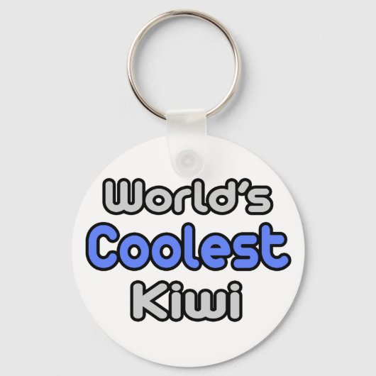 Porte-clés Kiwi le plus froid du monde (Recto)