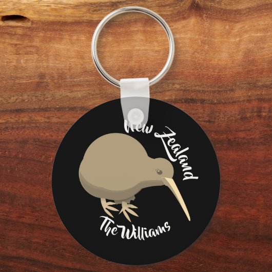 Porte-clés Kiwi néo-zélandais (Recto)