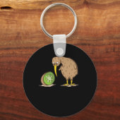 Porte-clés Kiwi Nouvelle-Zélande inapte au vol (Recto)