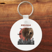 Porte-clés Kiwizilla Funny Kiwi _ New Zealand Bird Lovers Gif (Recto)