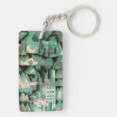 Porte-clés Klee - Dream City, art abstrait, (Dos)