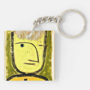 Porte-clés Klee - Jaune-Vert, oeuvre abstraite