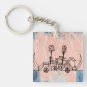 Porte-clés Klee - Vieux bateau à vapeur, art abstrait (Devant)