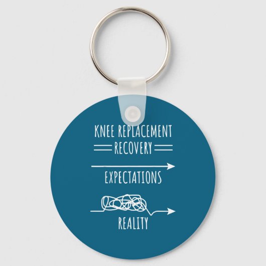 Porte-clés Knee Replacement Recovery Expectations Reality Sur (Recto)