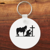 Porte-clés Kneeling Cowboy (Recto)