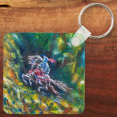 PORTE-CLÉS KNIGHT LANCELOT, CHEVAL EN FORÊT VERTE (Verso)