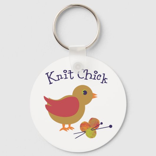 Porte-clés Knit Chick (Recto)