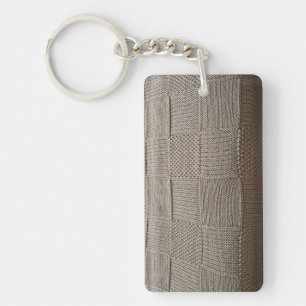 Porte-clés Knit en patchwork en panier par Shirley Taylor
