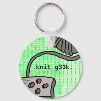Porte-clés .knit.g33k. porte - clé