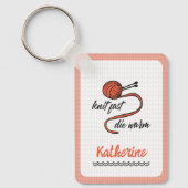 Porte-clés Knit Orange Rapide, Mourir Chaud (Recto)