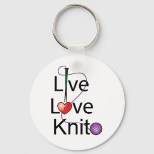 Porte-clés Knit vivant d'amour