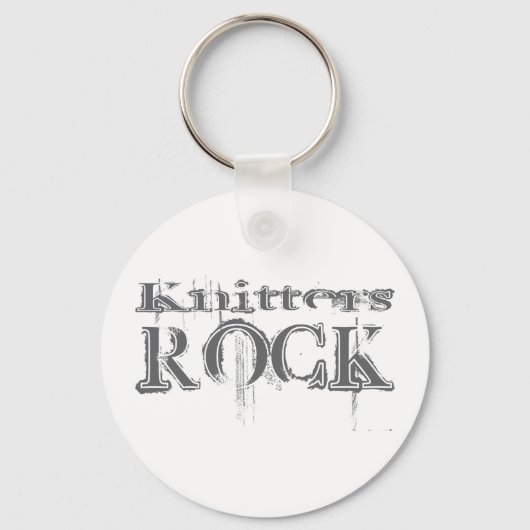 Porte-clés Knitters Rock (Recto)
