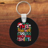 Porte-clés Knitting This Is My It's Too Hot For Ugly Christma (Recto)