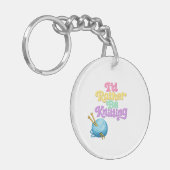 Porte-clés Knitting Yarn Lover (Devant gauche)