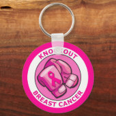 PORTE-CLÉS KNOCKOUT CANCER DU SEIN (Recto)