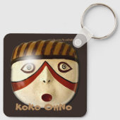 Porte-clés Ko OhNon - Masque Kachina Zuni - Masque d'odeurs (Dos)