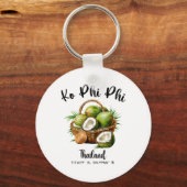 Porte-clés Ko Phi Phi Coconut Thailand Tropical Koh Island Gp (Recto)