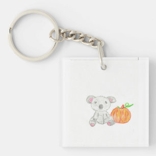 Porte-clés Koala Bear avec Citrouille