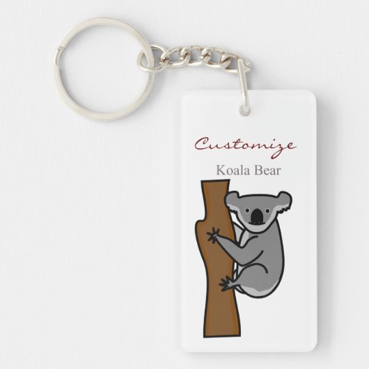 Porte-clés Koala Bear Escalade Tree Thunder_Cove (Devant)