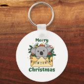 Porte-clés Koala Christmas Letter Winter Animals Koalas (Recto)
